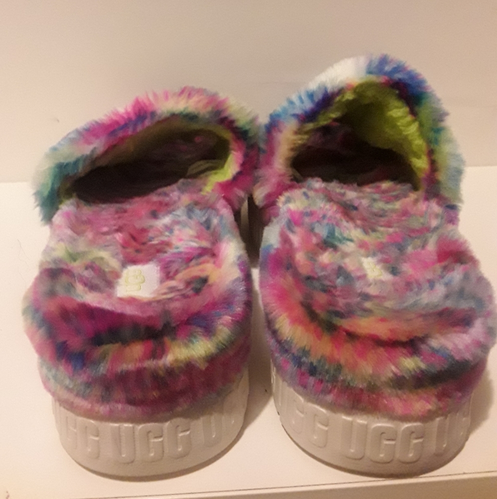 Ugg Fluffita Pixelate, Plataform Multi Color Sz 9w - image 8